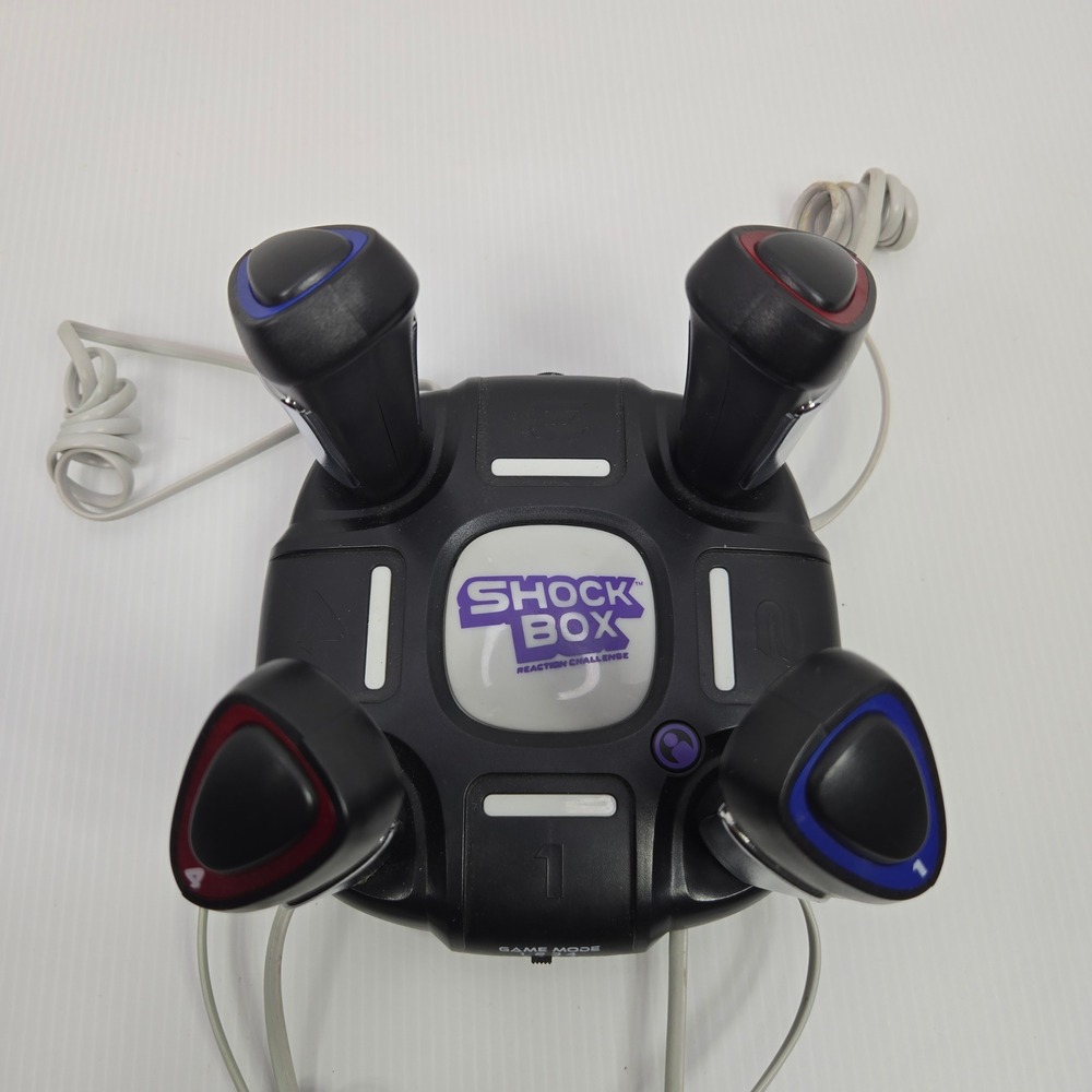 Shock Box Reaction Challenge Electronic Multiplayer Party‎ Game H180528GD Black